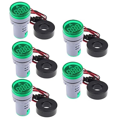 5Pcs AD16-22AM 22mm Digital Mini AC 0-100A board (Green) von Reland Sun