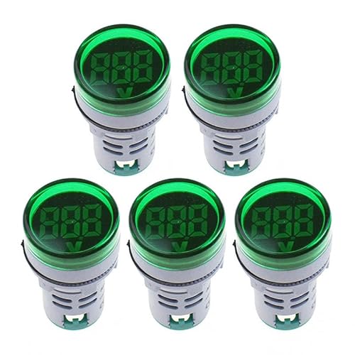 5Pcs AD16-22VM 20-500V with 22mm Small Round Head (Green) von Reland Sun