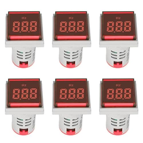 6Pcs AD16-22HZMS Mini Square 22mm board (Red) von Reland Sun