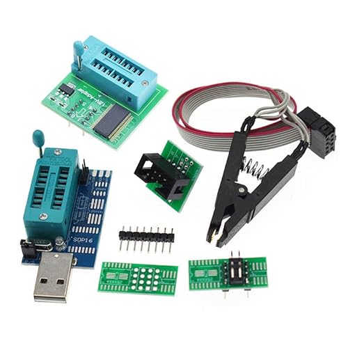 MX25L6405 W25Q64 USB Programmer CH341A Programmer for 24 25 Series With 1.8V Converter board and SOP8 clip von Reland Sun