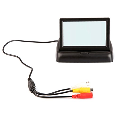 Remingtape Faltbar 4.3 Farbe LCD TFT Rueckfahrkamera Rueckansicht Monitor Backup-Kamera Fuer Auto von Remingtape