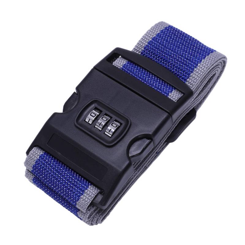 Remingtape Safety Gürtel Gürtelschloss Kombination Reisegepäck Koffer Band Farbe: Blau von Remingtape