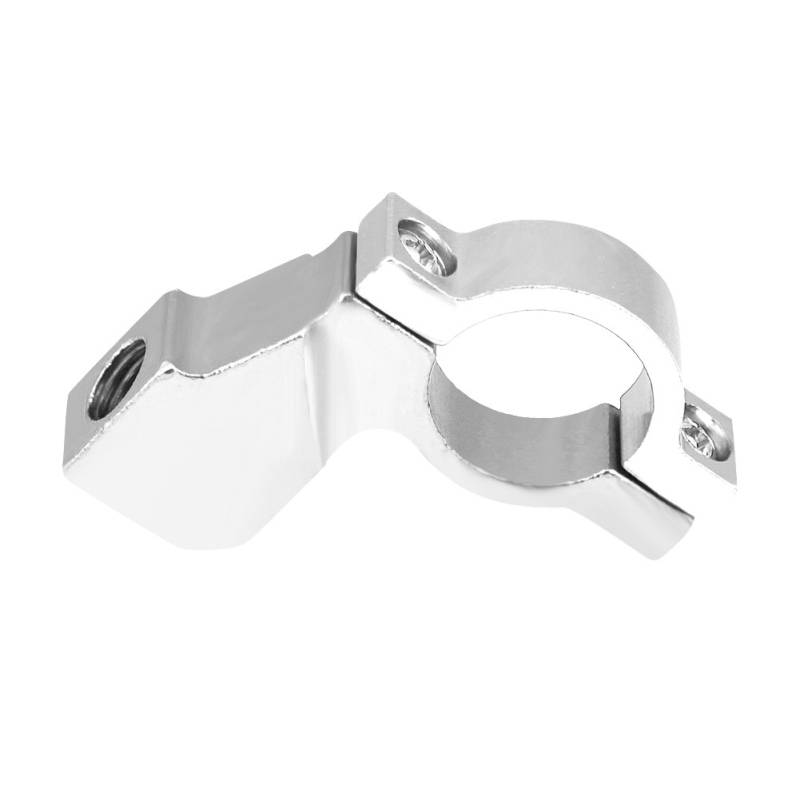 spiegelhalter motorrad 10mm + 10mm Motorrad Rückspiegel Halterung Adapter Lenkerhalterung Spiegel Adapter Halter Clamp 5 Farben für Universal Car(01) von Akozon