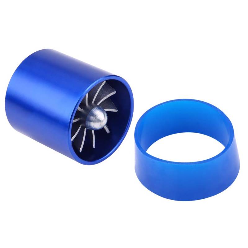 55mm Auto Lufteinlass Turbonator Single Fan Turbine Super Charger Gas Kraftstoffsparer Turbo von Reminnbor