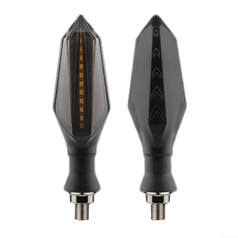 RemixAst Pfeilförmige doppelseitige LED-Wasserdurchfluss-Blinkerlampe für Elektrofahrzeuge, 12 V (A) von RemixAst