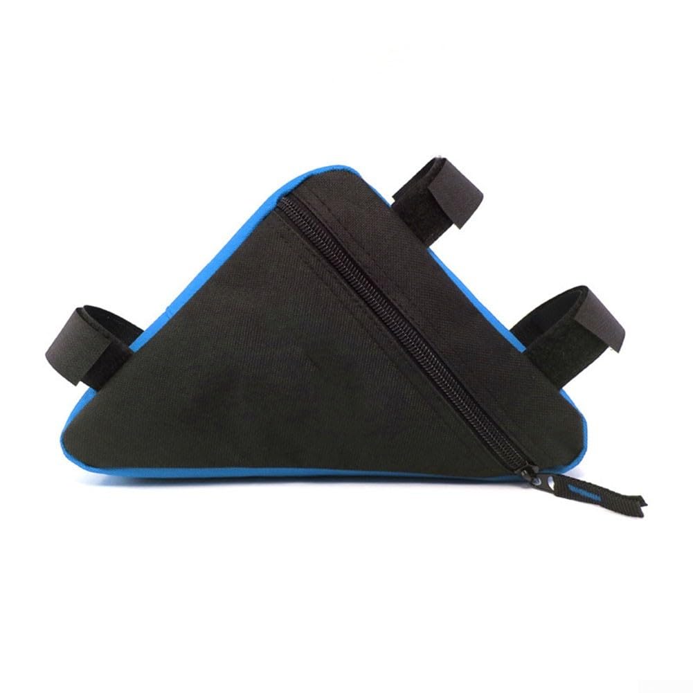 RemixAst Triangle Satteltasche für Essential Bike Tools Leichtes Material (Schwarz Blau) von RemixAst
