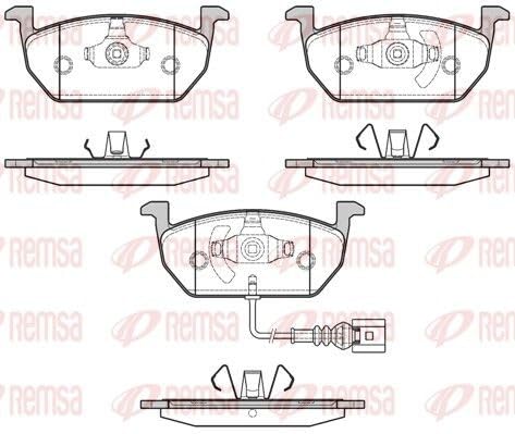 Bremsklotzsatz 22035 von Remsa