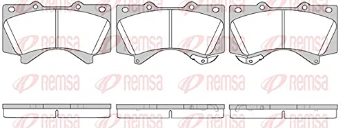 REMSA 1271.02 Bremsbeläge von Remsa