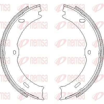 REMSA 4746.00 Bremsbacken und Zubehör von Remsa