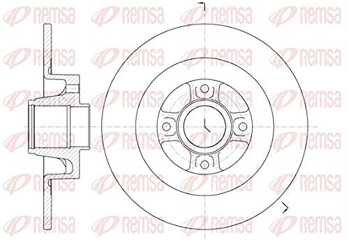 REMSA 61047.00 Bremsscheiben von Remsa