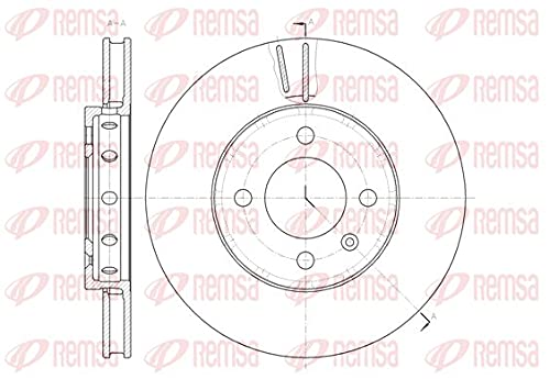 REMSA 61484.10 Bremsscheiben von Remsa