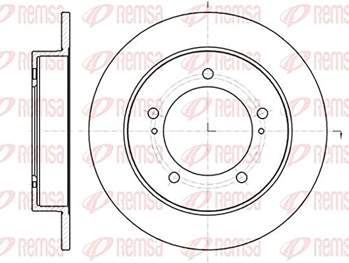REMSA 61490.00 Bremsscheiben von Remsa