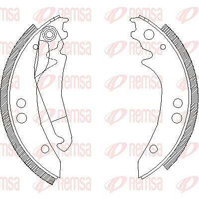 Remsa Bremsbackensatz, 4136.00 von Remsa