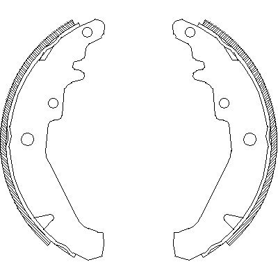 Remsa Bremsbackensatz, 4139.00 von Remsa