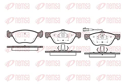 Remsa Bremsbelagsatz für Scheibenbremse, 0589.21 von Remsa