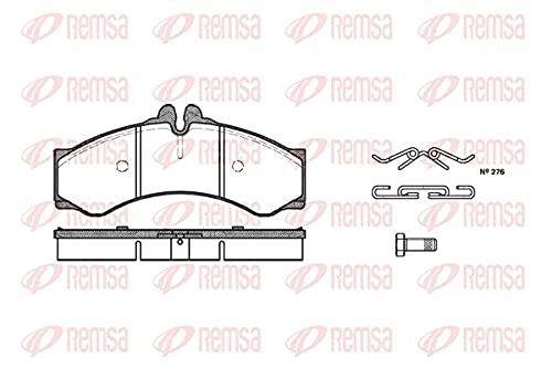 Remsa Bremsbelagsatz für Scheibenbremse, 0614.00 von Remsa