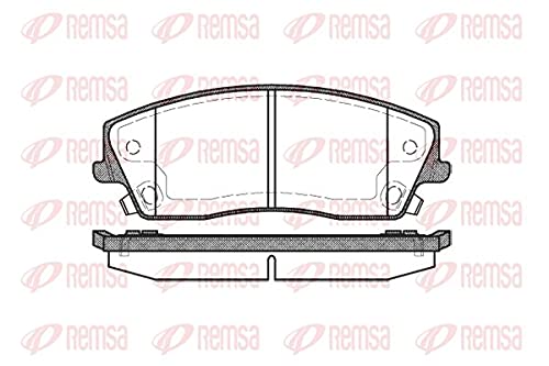 Remsa Bremsbelagsatz für Scheibenbremse, 1126.08 von Remsa