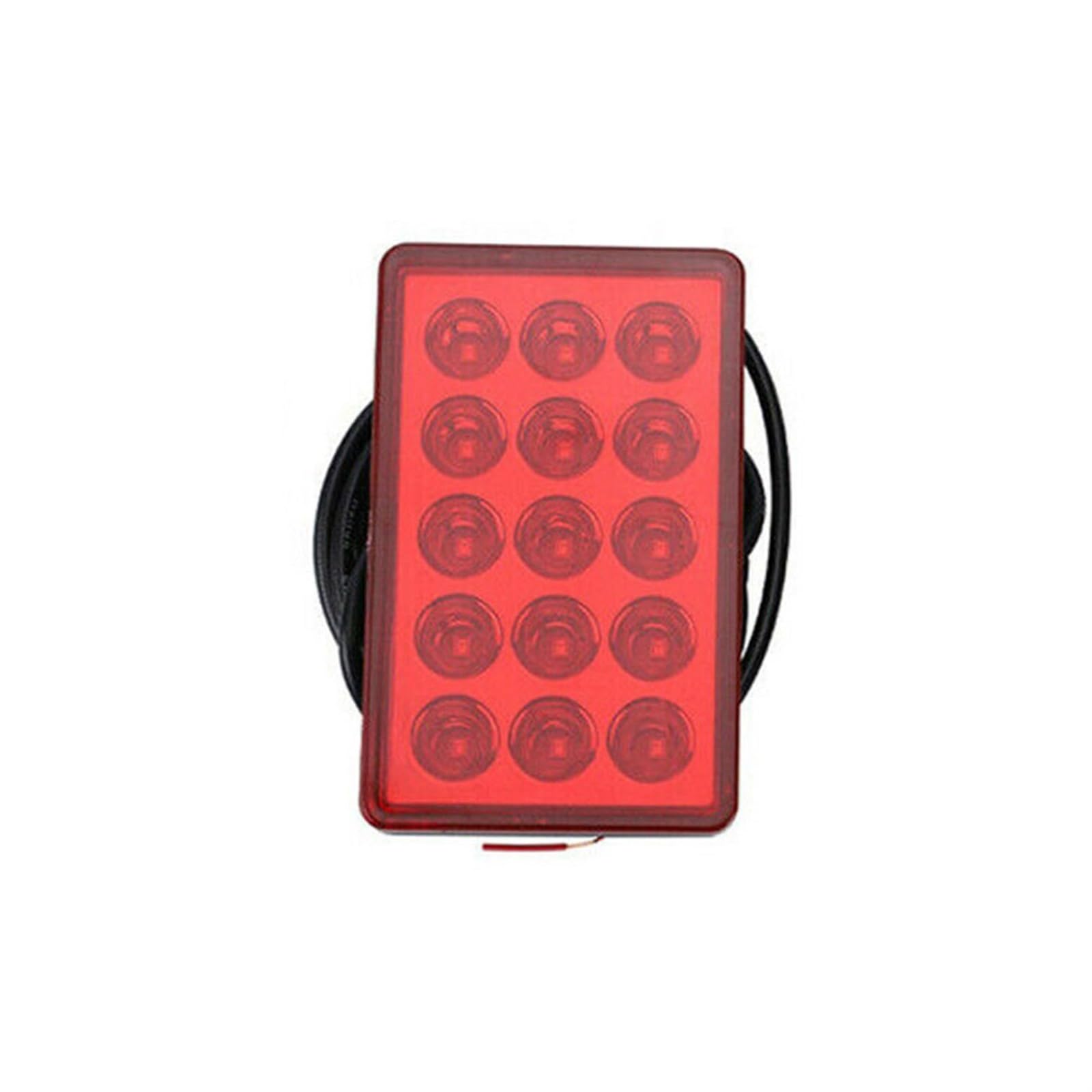 Austausch der dritten Bremsleuchte 1 stück Auto 3. Bremsleuchte F1 Stil 15 Hinten Dritte Strobe Blinkende Rücklicht Bremse Stop Licht Rot/schwarz Universal Auto Zubehör(Rot) von RenMebu