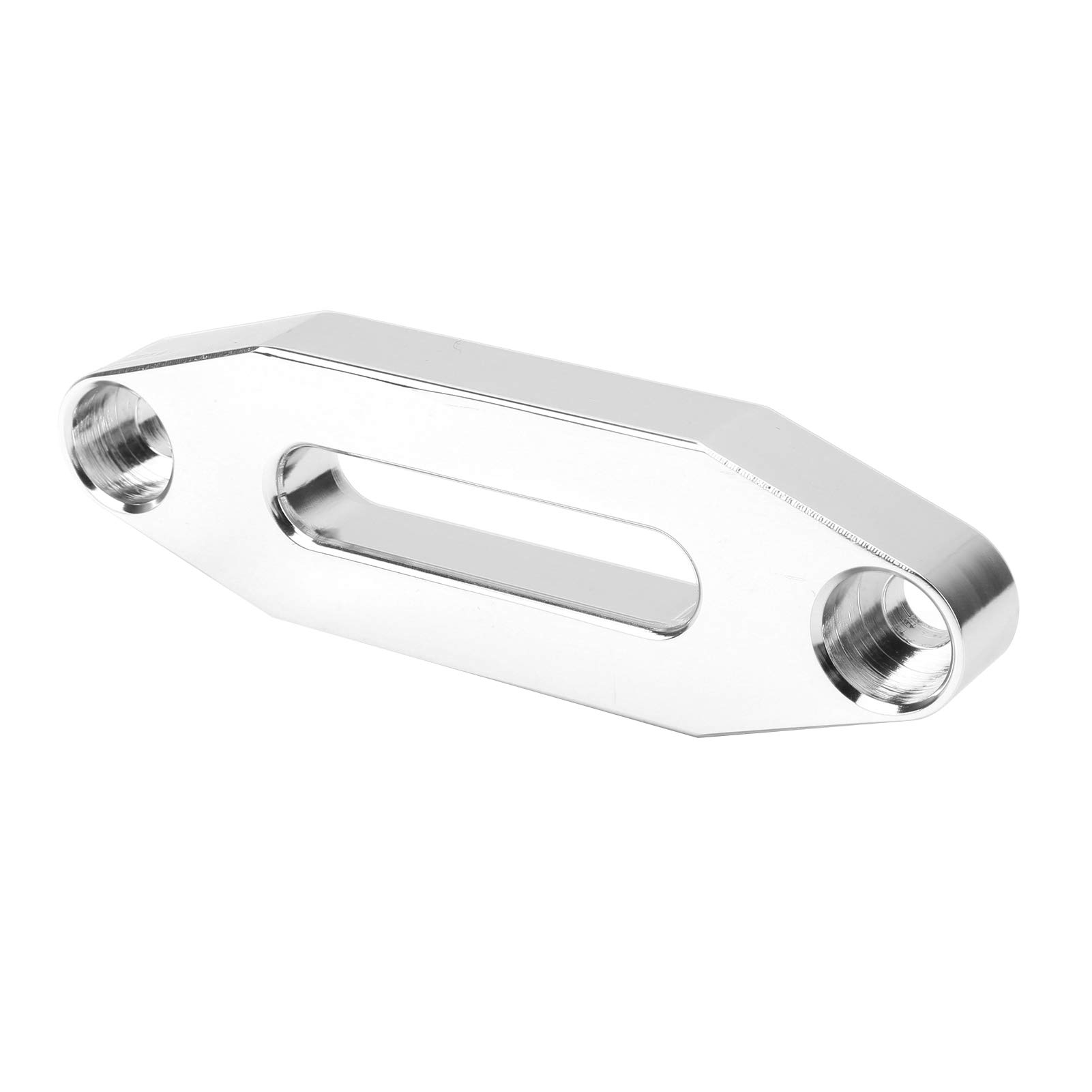 Hawse Fairlead Wetterbeständiges Seilwinde Seil Hawse Fairlead Edelstahl Silber für Off-Road-Abenteuer für synthetische Seilwinde Seil von Rengu