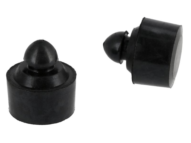 Set: 2x Gummipuffer (Gummipilz klein), schwarz für Sitzbank - für Simson S50, S51, S53, S83, SR50, SR80, KR51 Schwalbe von Renner Automotive