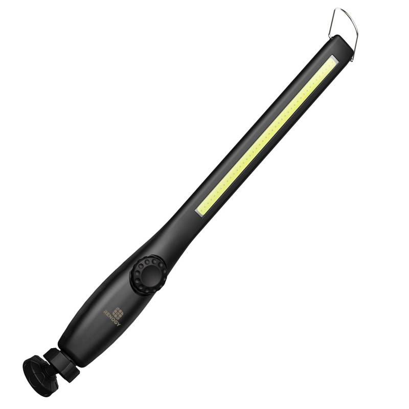 Renogy Arbeitsleuchte LED Handleuchte 700 Lumen Handlampe Akk Taschenlampe Led Werkstattlampe COB Inspektionsleuchten mit Haken Magnethalter für Auto Reparatur Werkstatt Camping von DR.PREPARE