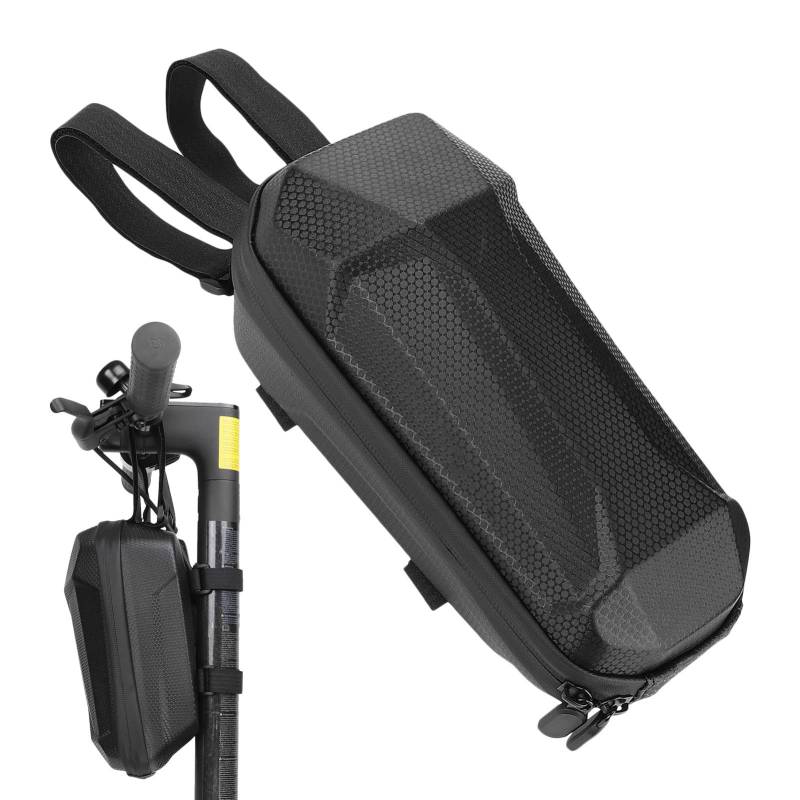 E Scooter Tasche,2L Elektroroller Tasche Hardcase Wasserdichter Elektroroller-Aufhängetasche,Elektroroller Mit Großer Kapazität Eva-Tasche Scooter-Vordertaschentasche Für Xiaom-i Miji-a Sedway Ninebo von Renopfect