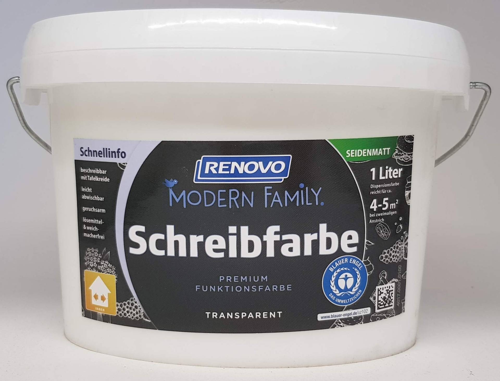 Renovo Schreibfarbe/Wandtafelfarbe Transparent 1 Liter von Renovo