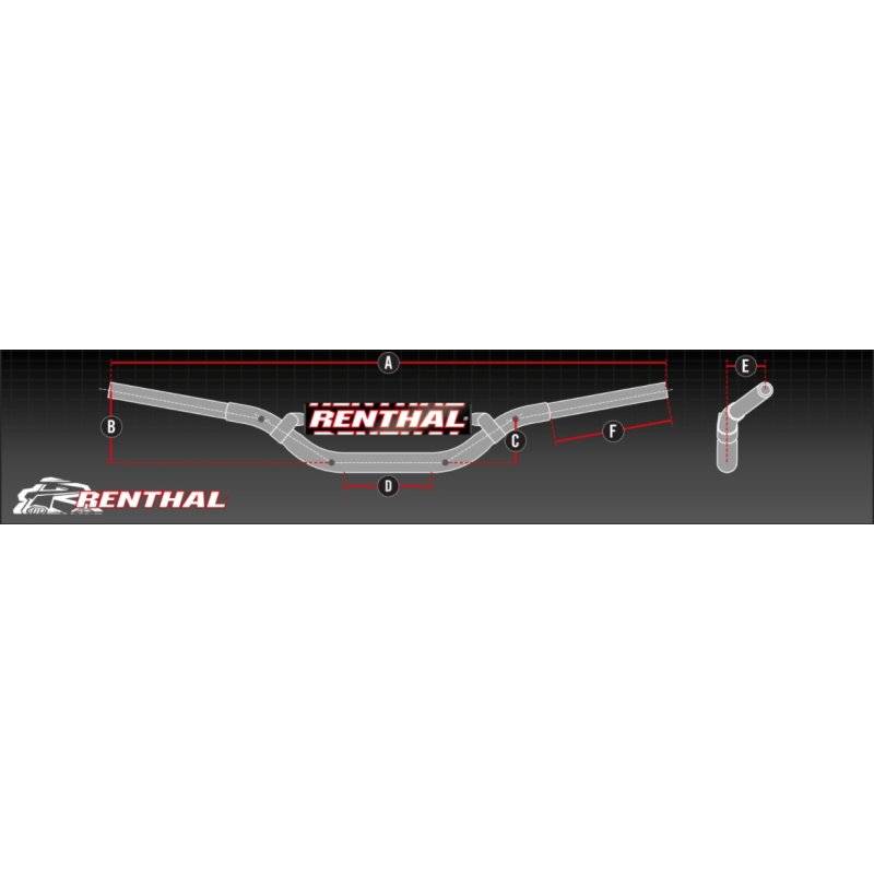 Renthal Fatbar Lenker 673 Trial Bk von Renthal