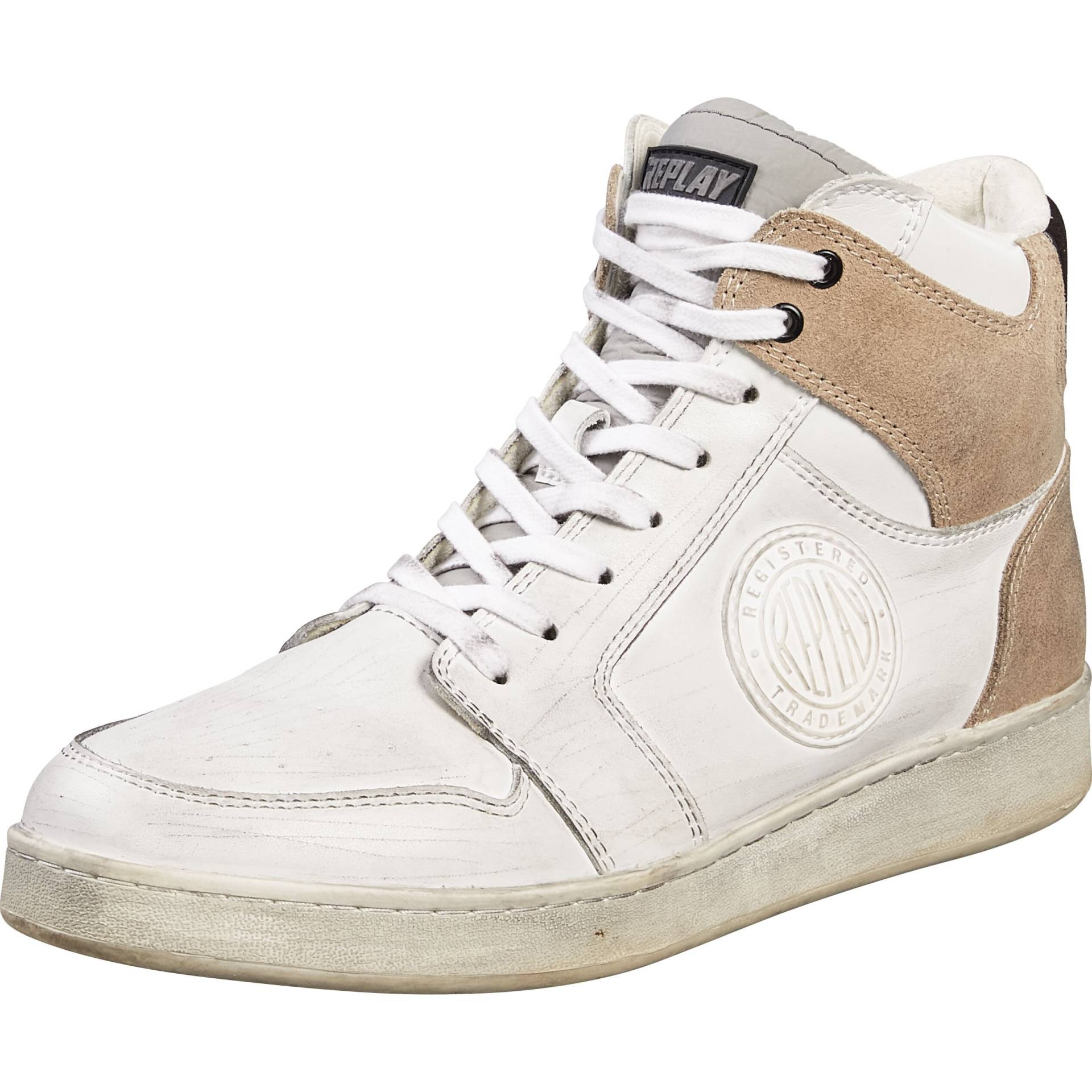 Replay Ares Vintage Damen Sneaker beige 37 Damen von Replay