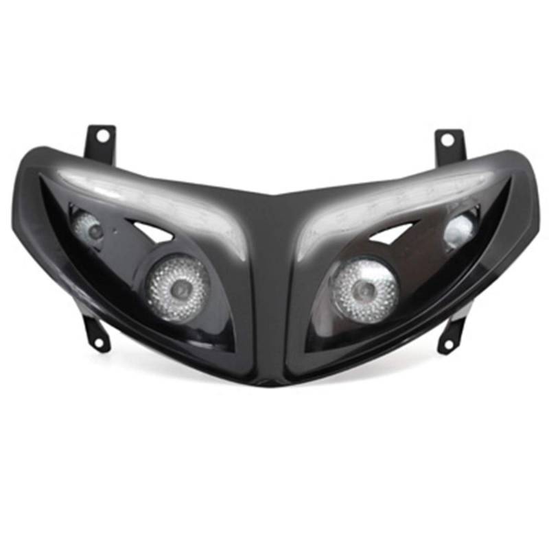 Replay Double Optik rr8 für Peugeot 50 Speedfight-Ii Schwarz Mit LEDs Weiß von Replay