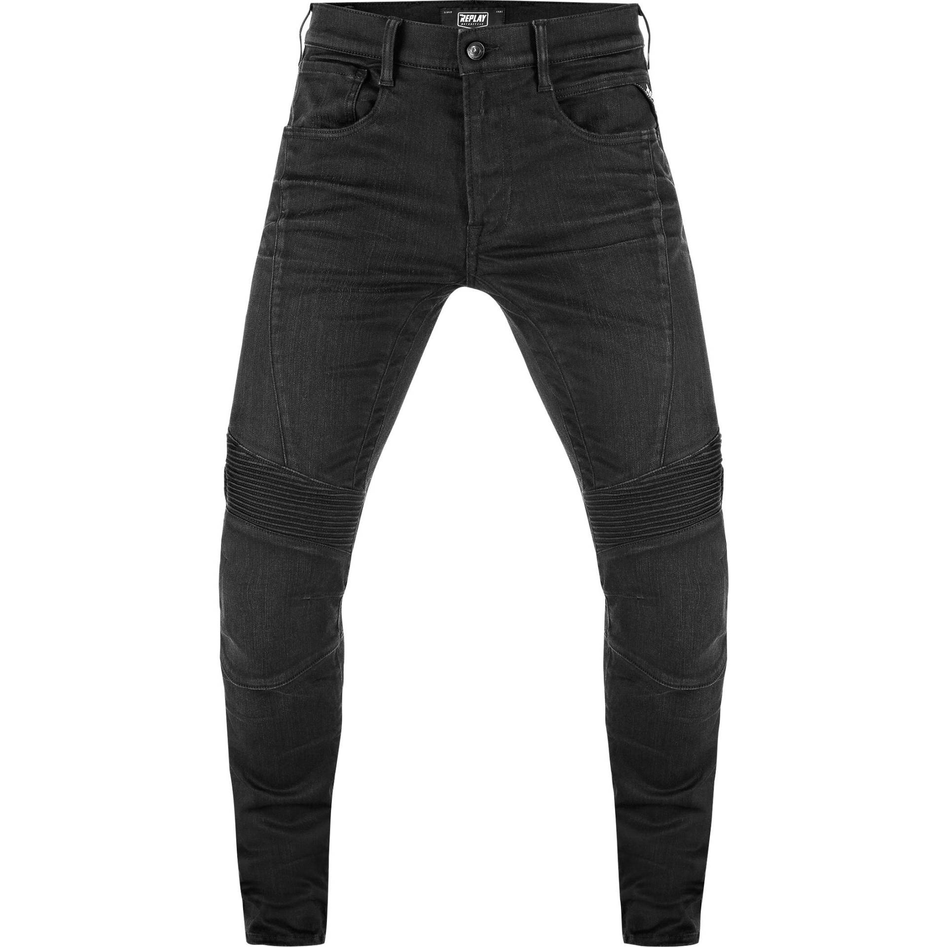 Replay Fender Jeanshose schwarz 30/32 Herren von Replay