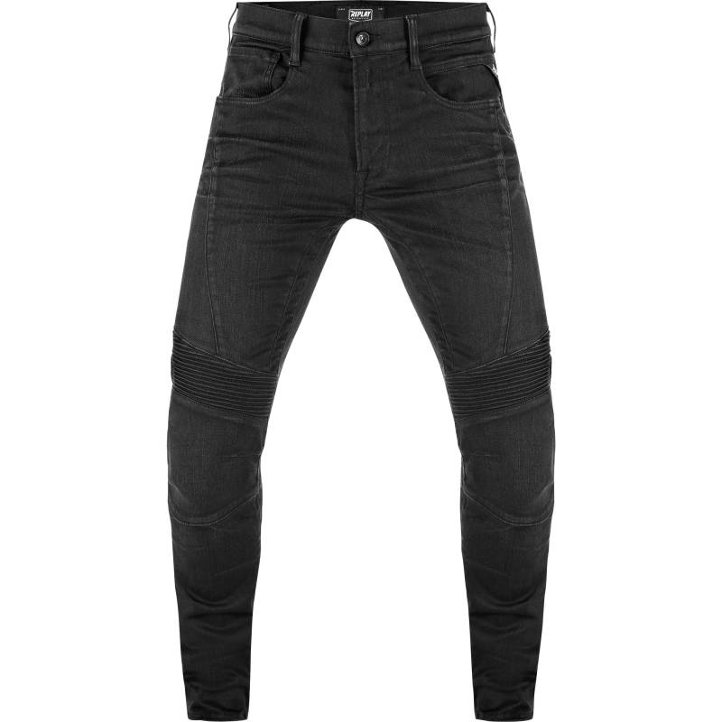 Replay Fender Jeanshose schwarz 30/34 Herren von Replay