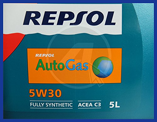 Repsol Autogas Motorenöl für Methan- / Flüssiggas- / Gas- / BiFuel- / Erdgasmotoren, 5 l. von Repsol