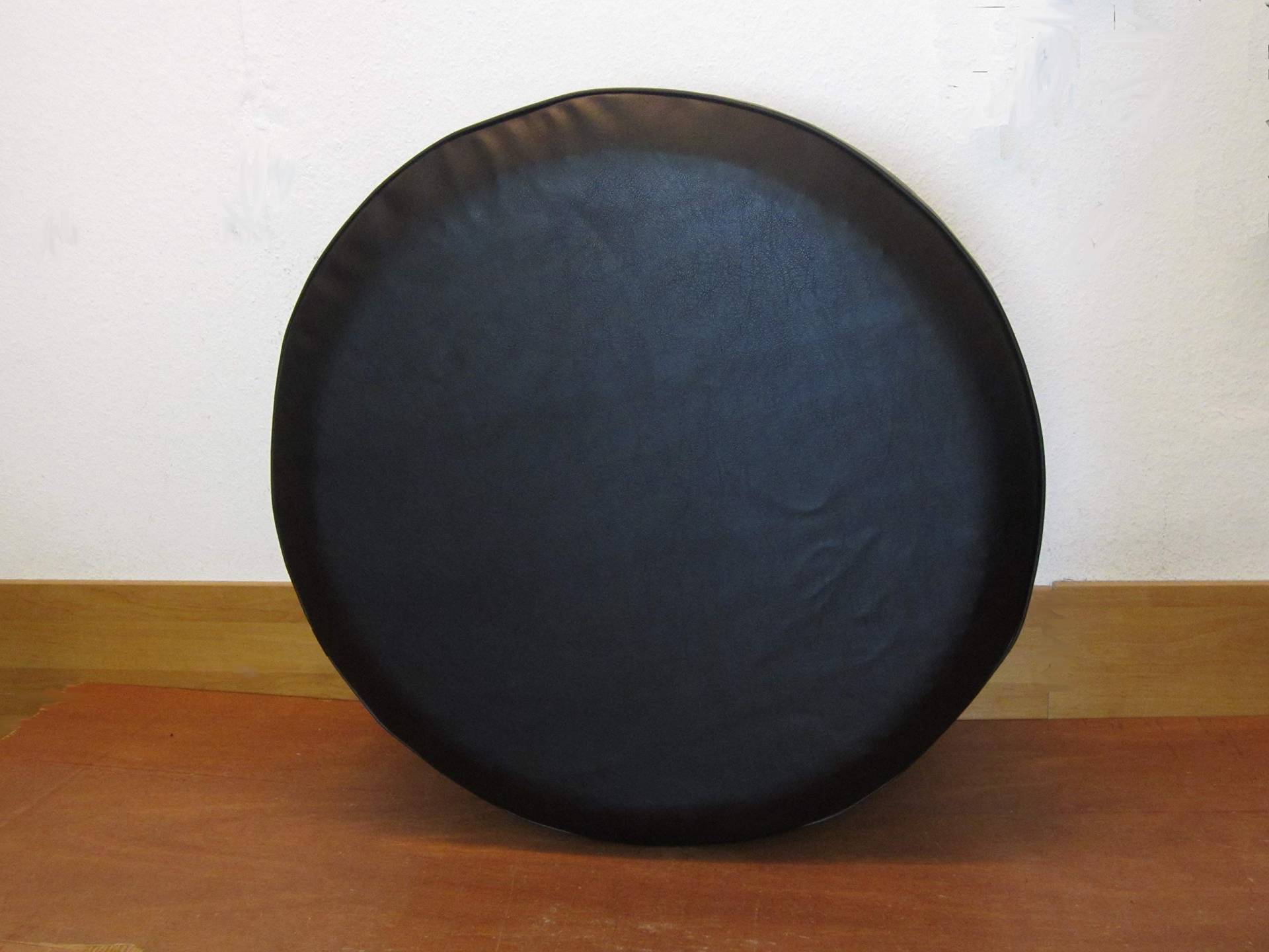 AB3-00246 SCHWARZ Reserveradabdeckung 64x22 cm aus Kunstleder Reserveradhülle Ersatzradabdeckung Reifencover Radhülle Überzieher Diameter 64 cm Width 22 cm von Reserveradabdeckung