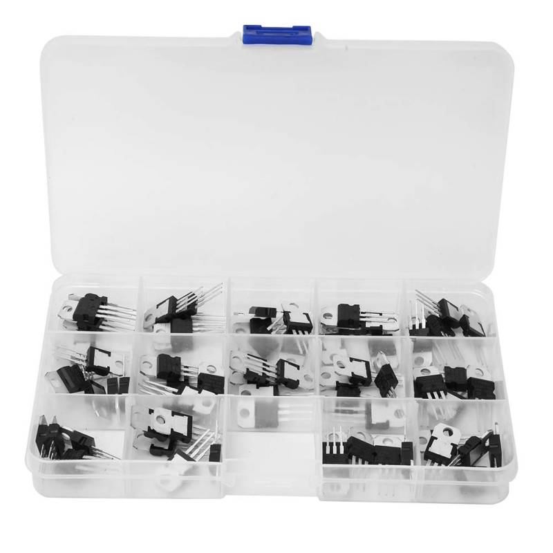 70PCS 14 Werte Drei-Terminal-Spannungsregler-Transistor-Set Drei-Terminal-Spannungsregler-Box-Set Elektronische Komponenten-Kit von Respicefinem