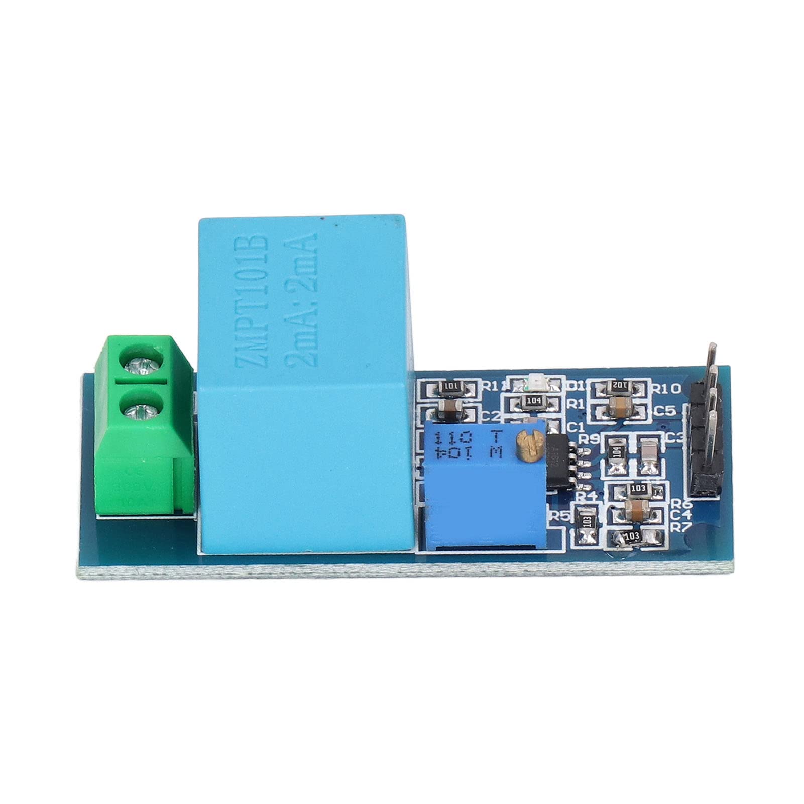 Resefinem 5V -Transformator ZMPT101B 8 × 6 × 2 Spannungstransformatormodul Aktive Einphase -AC -Ausgangssensor -Karte ZMPT101B 5~30V von Respicefinem