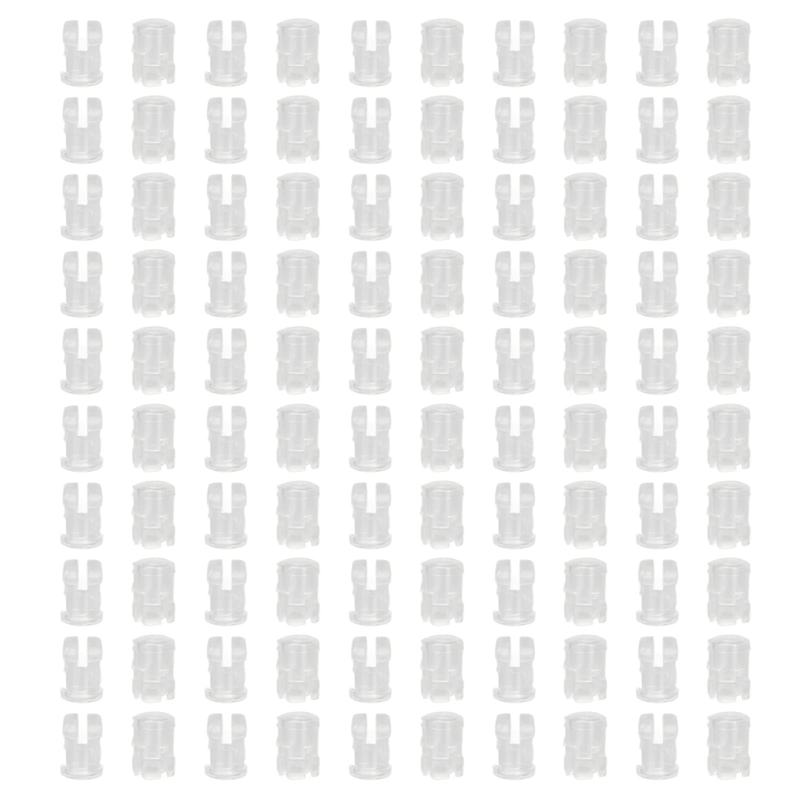 Resefinem -Schatten -Dioden 12 × 8 × 1 100pcs Licht emittierende Diodenschatten transparente Schutzabdeckung Elektronische Komponente 3 mm von Respicefinem