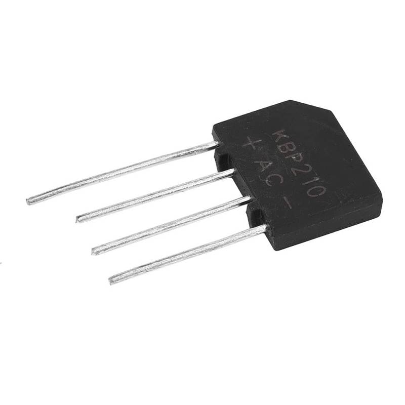 Respicefinem 5 Stück KBP210 2 A 1000 V Brückengleichrichterdioden Vollelektronische Siliziumdioden für Stromversorgungsgeräte (5 pieces sold) von Respicefinem