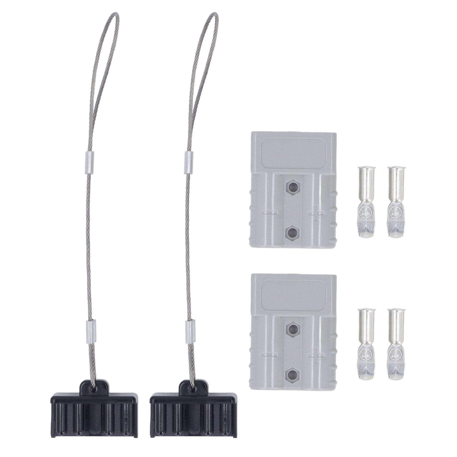 Respicefinem Batteriekabelbaumstecker Batterieschnellverbinder 15. 0×15. 0×3. Batterie-Schnellverbinder-Set, 50 A, 600 V, feuerfest, hohe Leitfähigkeit, Batteriekabelbaum, von Respicefinem