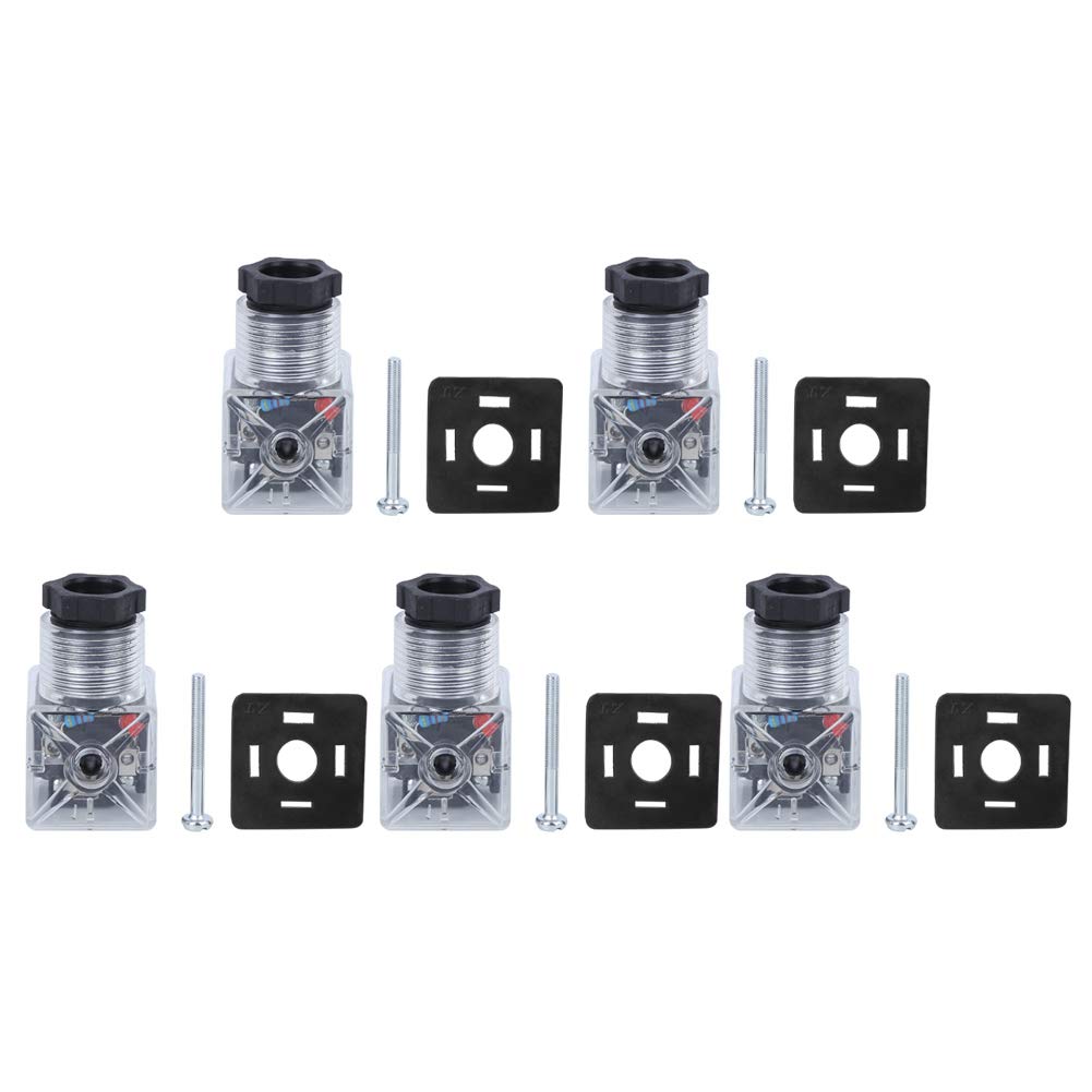 Respicefinem Hydraulisches Magnetventil Magnetspulenstecker Magnetventilspule Element VentilschaftSatz Transparent Universell Magnetventilspule Mit Licht Ohne Kabel Dc 24 von Respicefinem