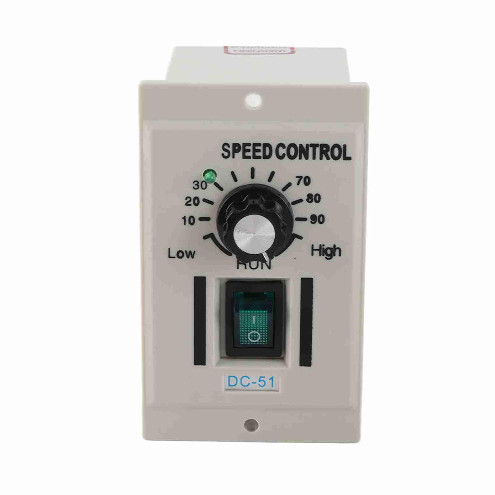 Respicefinem Motor Speed Control Controller DC 51 Permanent Magnetic Governor Input 500W Brushed Motor Compatible Adjustable Speed for Industrial DIY Applications (Output voltage: DC 0-180V) von Respicefinem