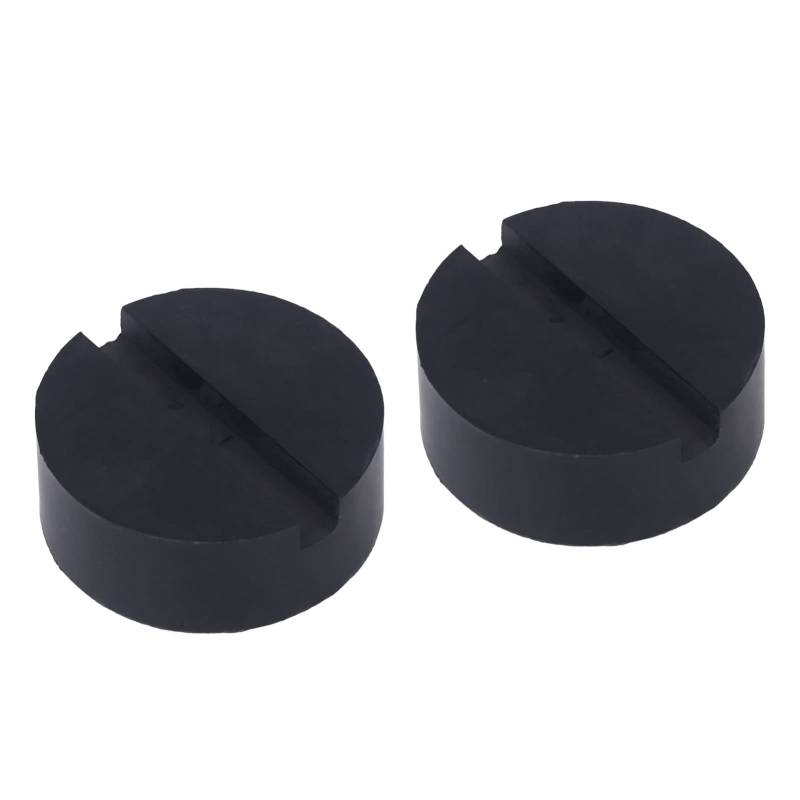 Respicefinem Tons Bearing Rubber Pad 13. 0×6. 0×3. 2 Stück Gummi-Pad-Schlitz-Adapter für Fahrzeug-Achsständer, Auto, SUV, mehr Dämpfung, 8 mm Schlitzbreite von Respicefinem