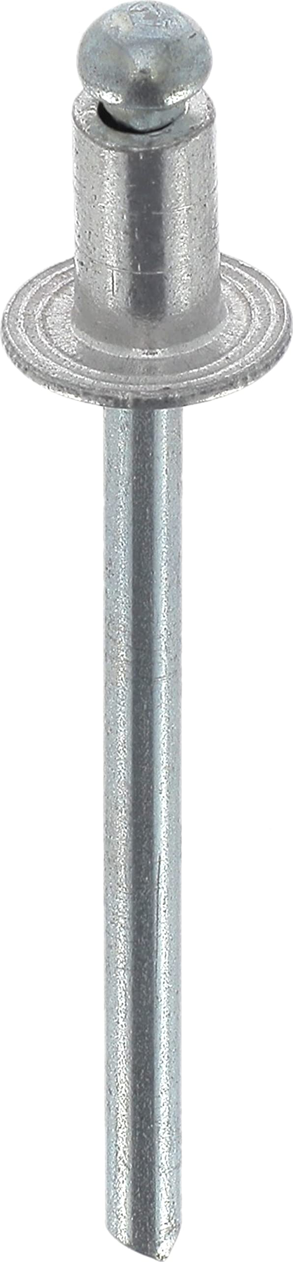 Restagraf - Standard-Nieten aus Aluminium & Stahlschaft – Durchmesser 4 mm – Länge 6 mm – Ref. 4022 – Beutel mit 136 Stück von Restagraf