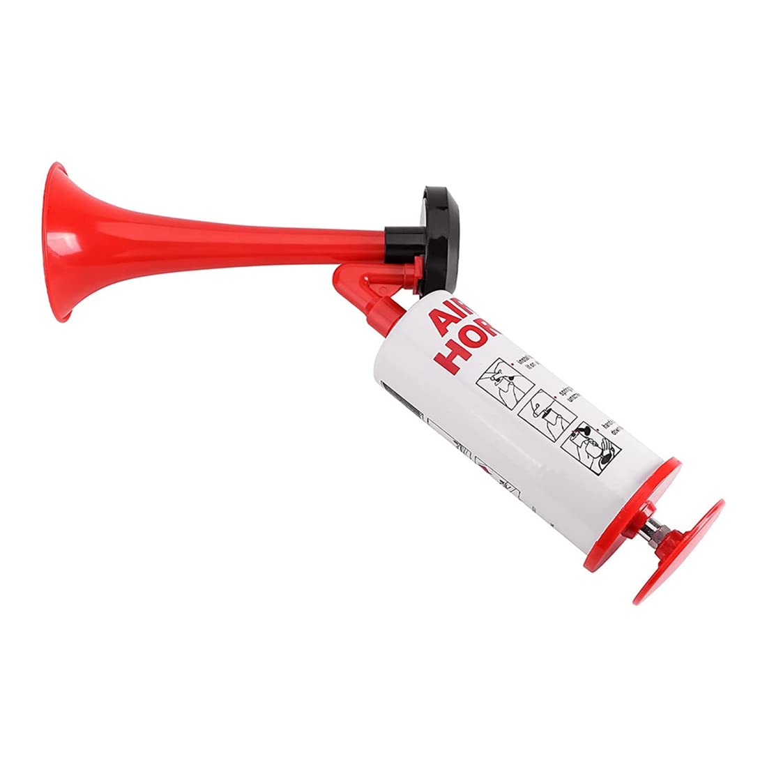 Restikiant Handheld Luft Horn, Aluminium + ABS Tragbares Handheld Luft Pump Horn, Lauter GeräUsch Erzeuger Horn für Sport Veranstaltungen von Restikiant