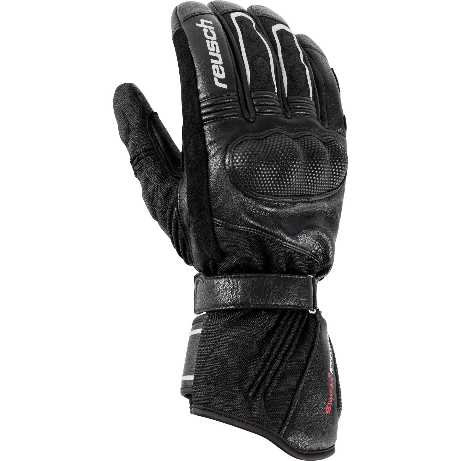 Reusch Driftice Gore-Tex Damen Leder/Textilhandschuh lang schwarz 6 Damen von Reusch