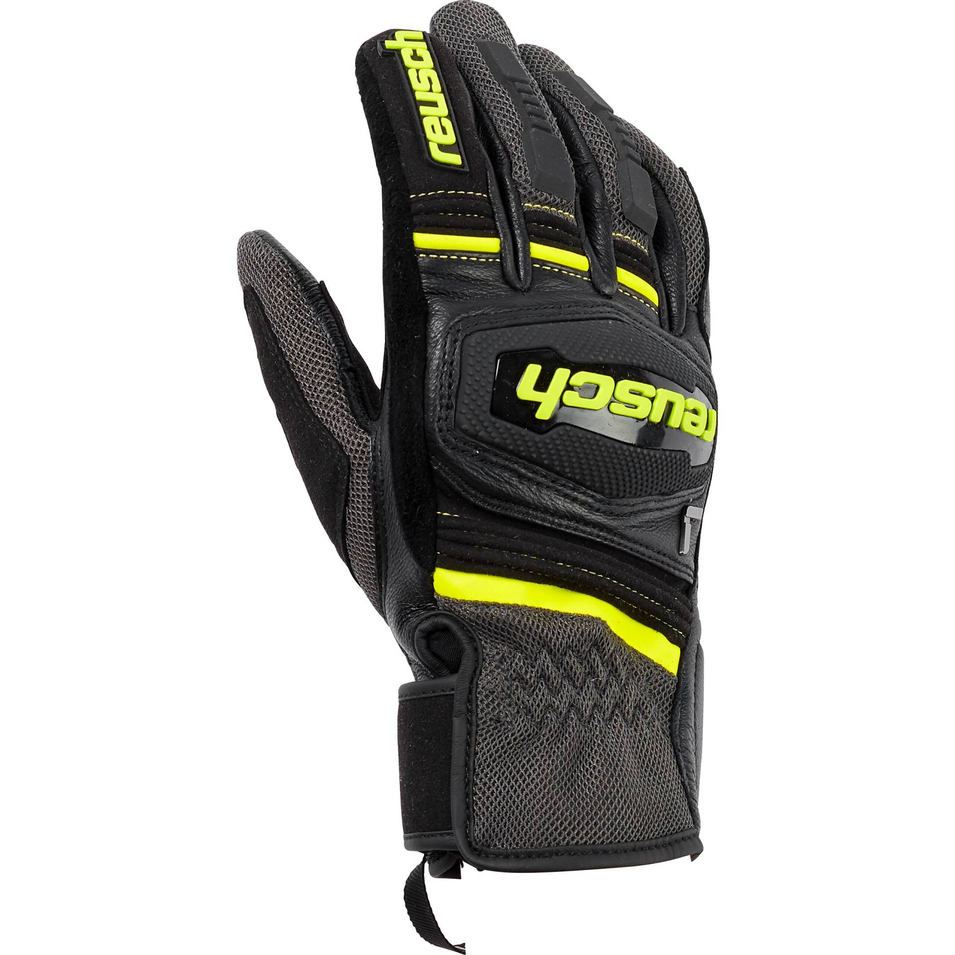 Reusch Outsprint Damen Leder-/Textilhandschuh kurz schw/gelb W-6,5 Damen von Reusch