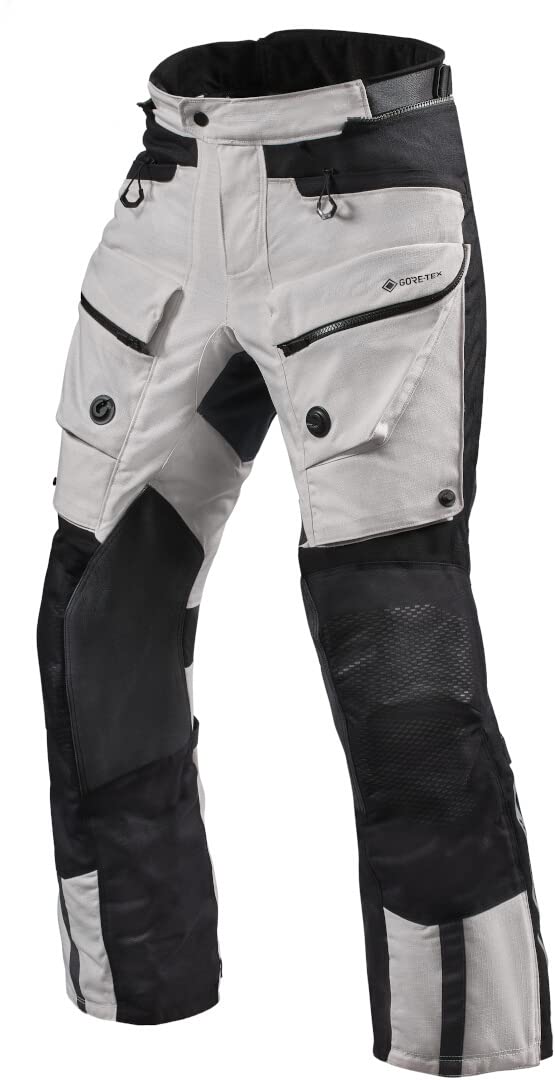 Revit Defender 3 GTX Motorrad Textilhose (Silver/Black,Long L) von REV'IT!