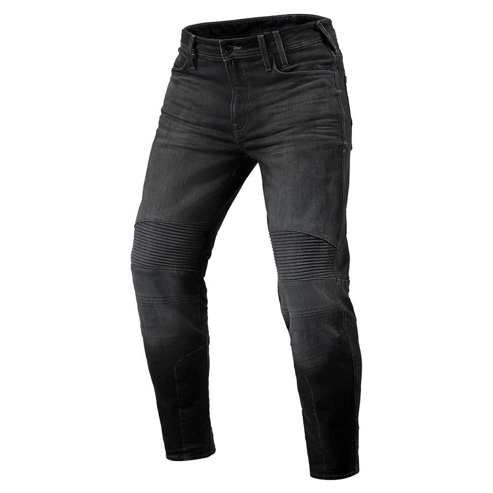 Revit Moto 2 TF Motorrad Jeans (Black,Short 33) von REV'IT!