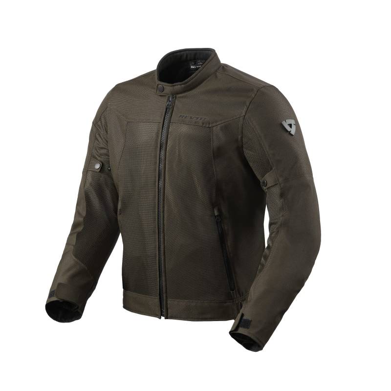 Revit Motorradjacke Eclipse 2 Sommerjacke, Schwarz Olive, XL von REV'IT!