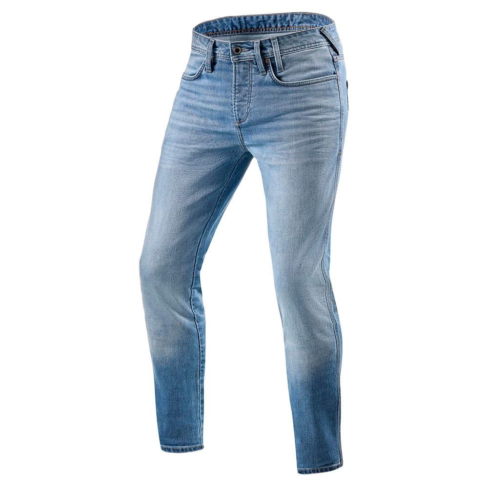 Revit Piston 2 SK Motorrad Jeans (Light Blue,Short 33) von REV'IT!